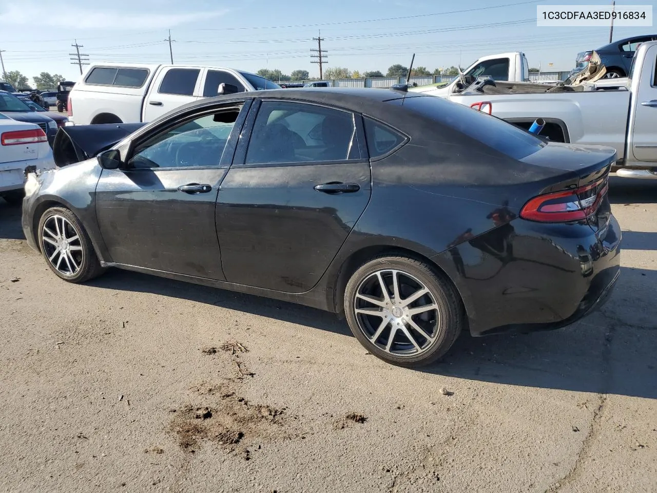 2014 Dodge Dart Se VIN: 1C3CDFAA3ED916834 Lot: 72205844