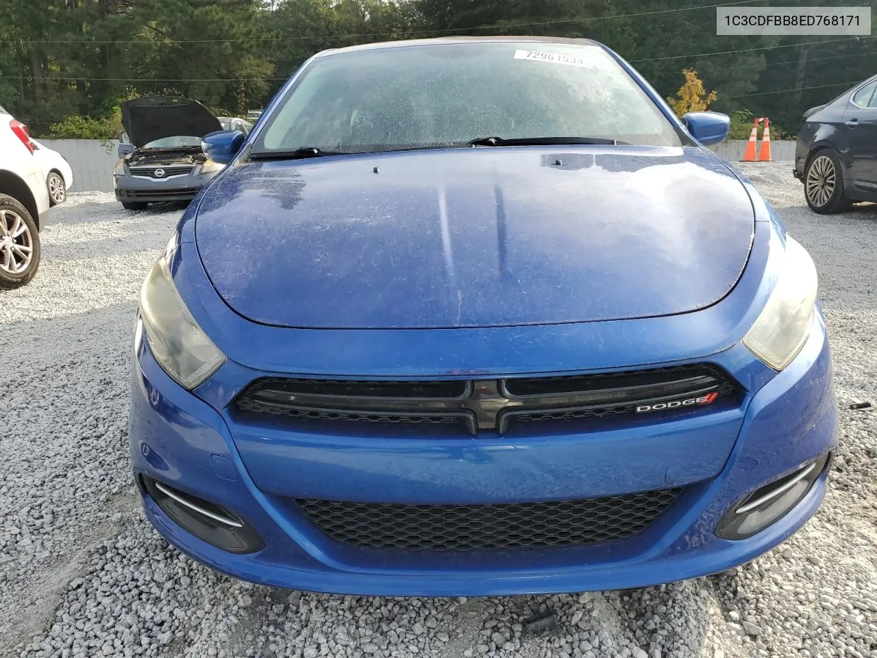 2014 Dodge Dart Sxt VIN: 1C3CDFBB8ED768171 Lot: 72961534