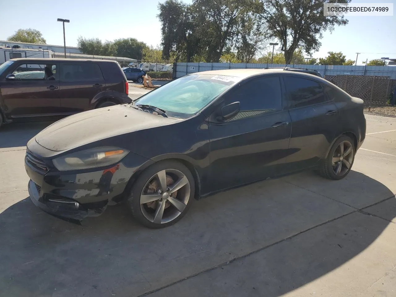 2014 Dodge Dart Gt VIN: 1C3CDFEB0ED674989 Lot: 73044014