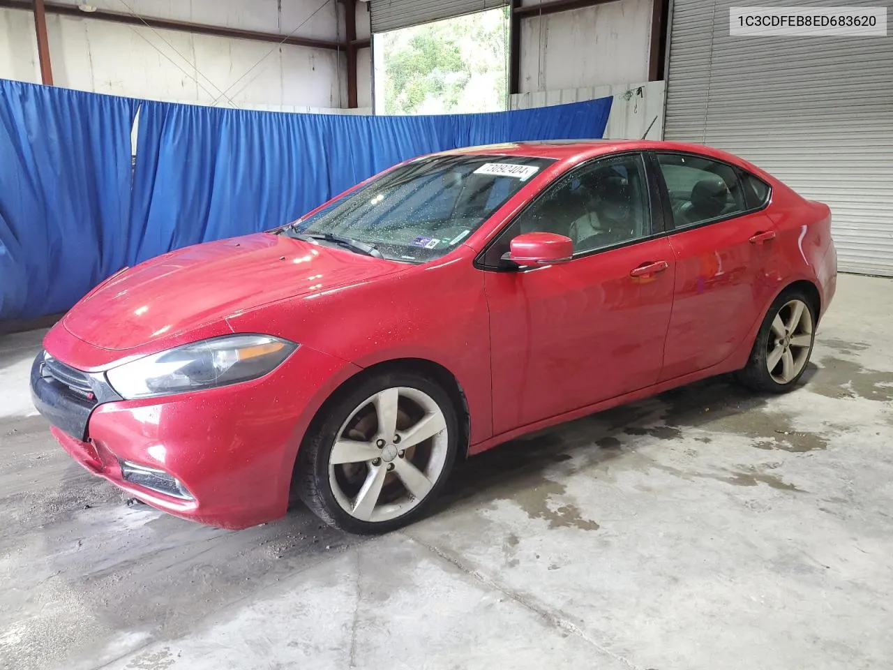 2014 Dodge Dart Gt VIN: 1C3CDFEB8ED683620 Lot: 73092404