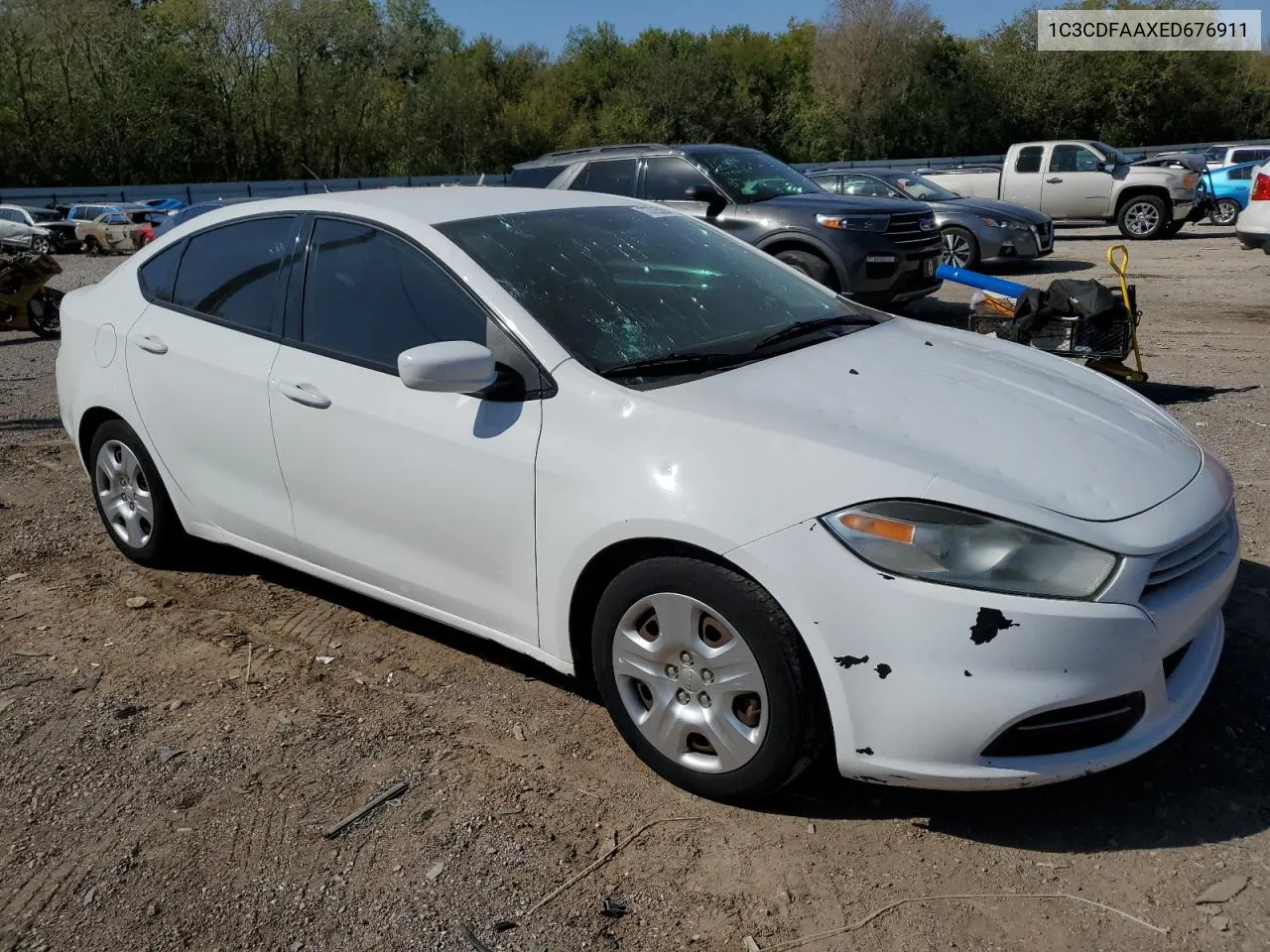 2014 Dodge Dart Se VIN: 1C3CDFAAXED676911 Lot: 73725284