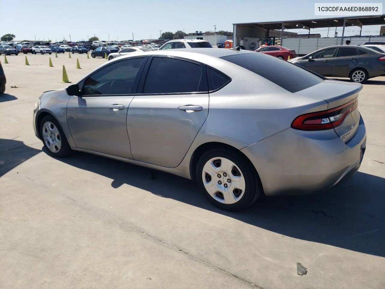 2014 Dodge Dart Se VIN: 1C3CDFAA6ED868892 Lot: 74301654