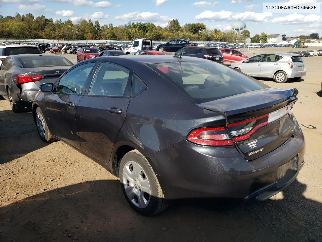 2014 Dodge Dart Se VIN: 1C3CDFAA0ED746626 Lot: 74883534