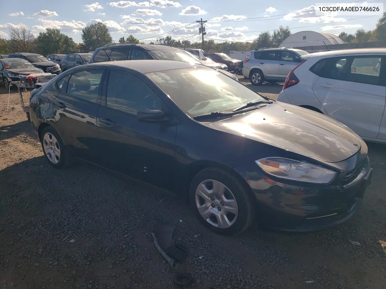 2014 Dodge Dart Se VIN: 1C3CDFAA0ED746626 Lot: 74883534