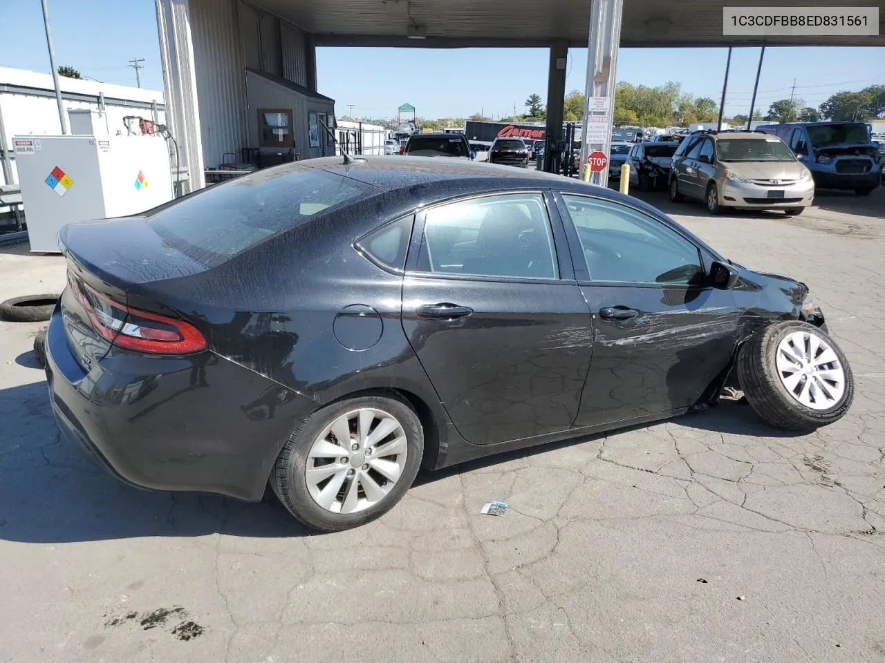 2014 Dodge Dart Sxt VIN: 1C3CDFBB8ED831561 Lot: 75183624