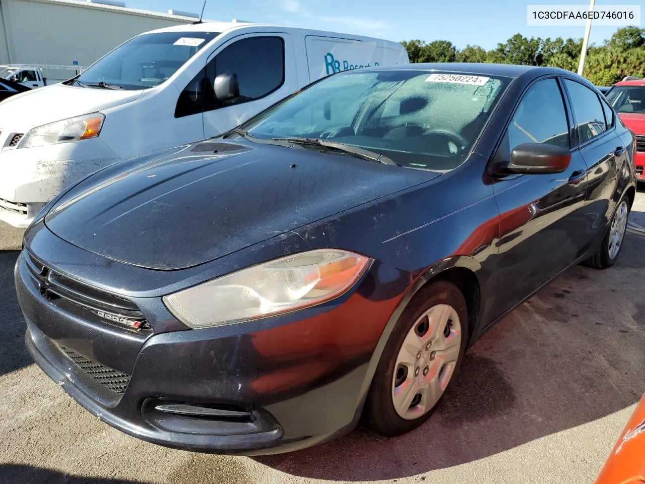 2014 Dodge Dart Se VIN: 1C3CDFAA6ED746016 Lot: 75250224