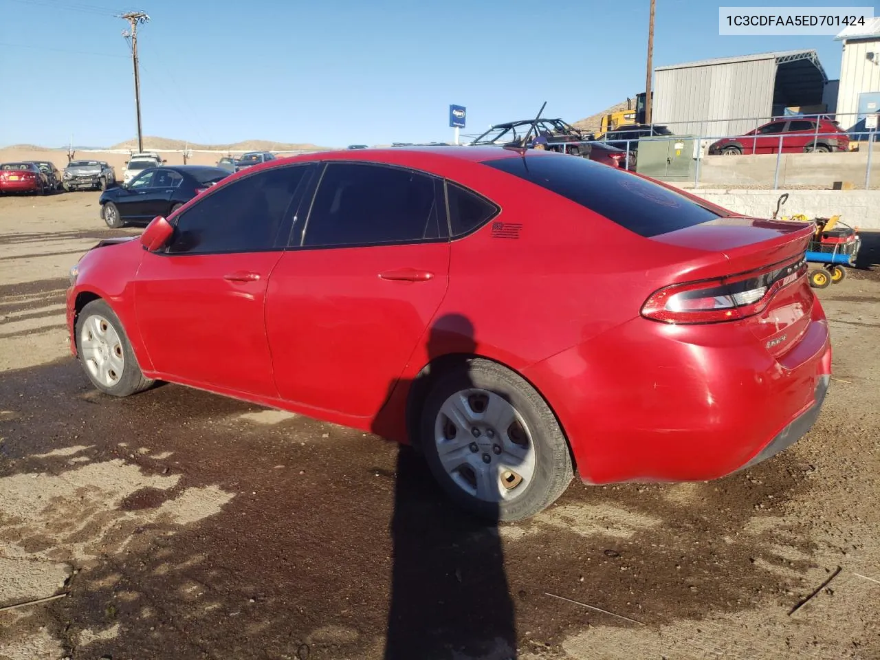 2014 Dodge Dart Se VIN: 1C3CDFAA5ED701424 Lot: 75949064