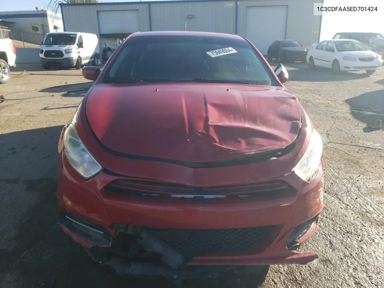 2014 Dodge Dart Se VIN: 1C3CDFAA5ED701424 Lot: 75949064