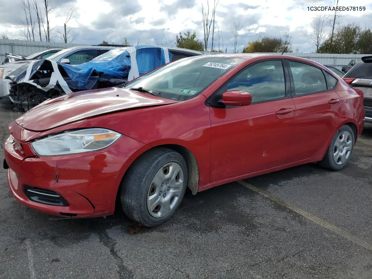 1C3CDFAA5ED678159 2014 Dodge Dart Se