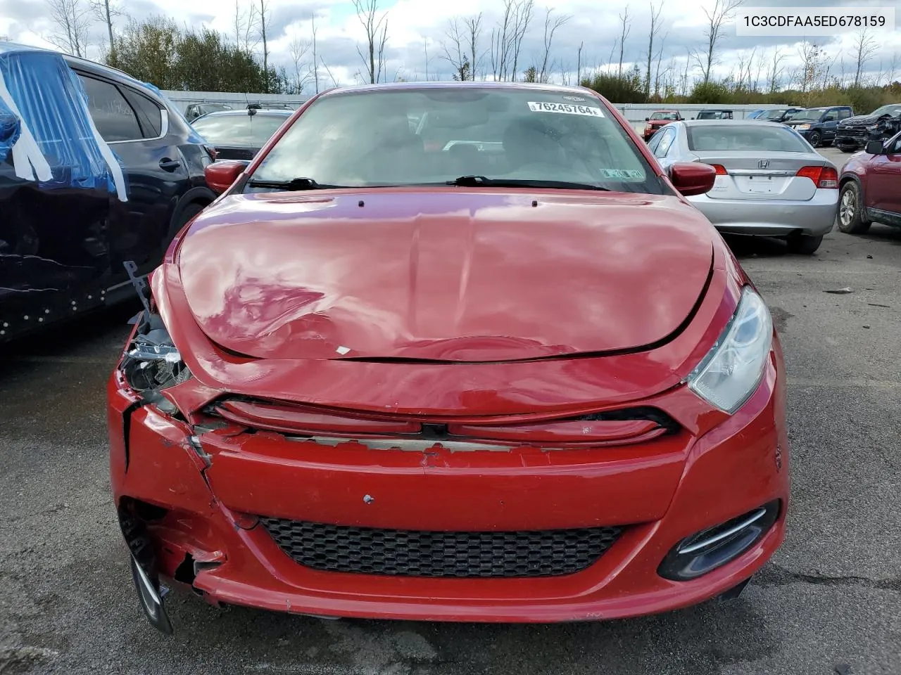 2014 Dodge Dart Se VIN: 1C3CDFAA5ED678159 Lot: 76245764