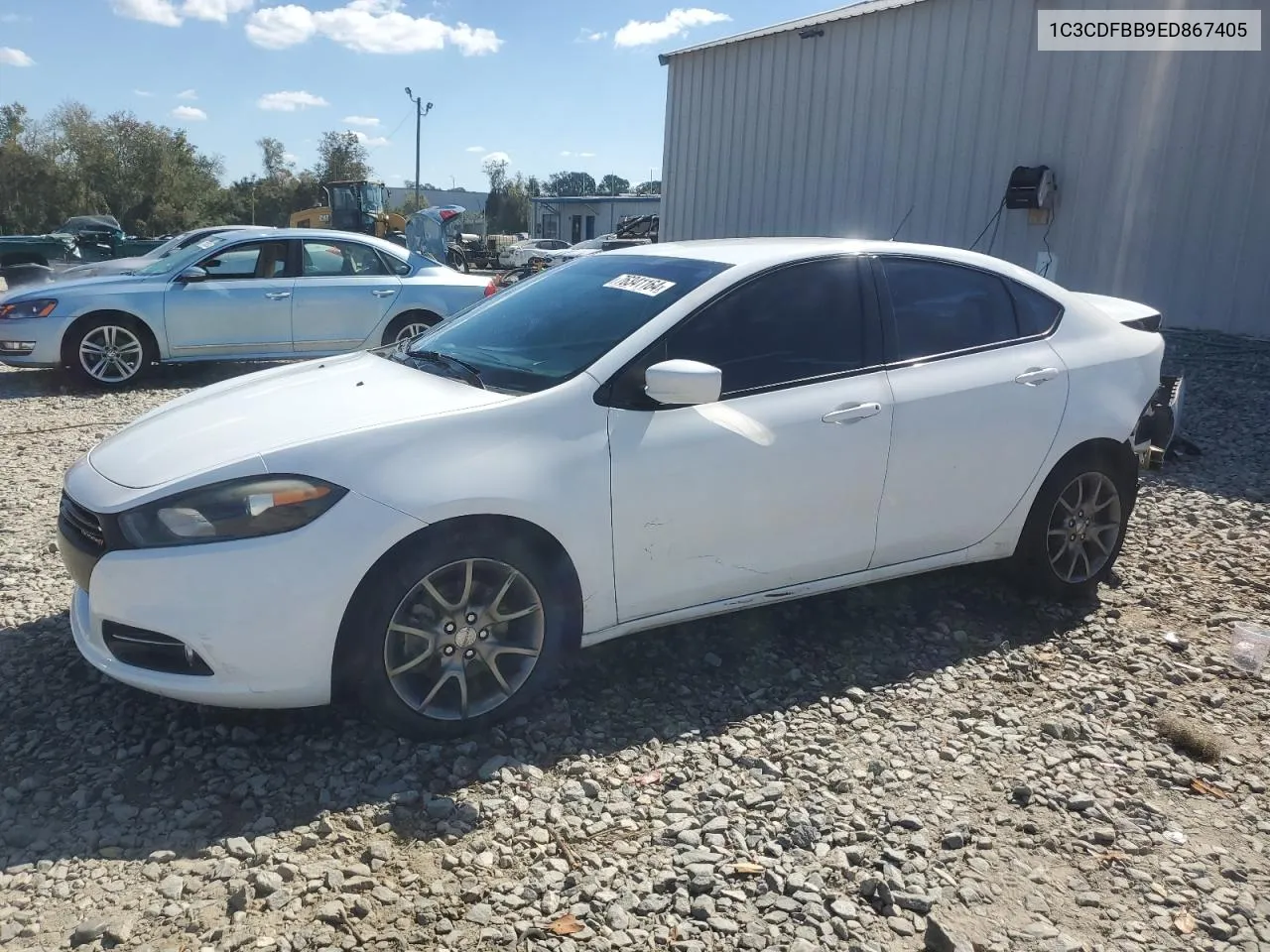 2014 Dodge Dart Sxt VIN: 1C3CDFBB9ED867405 Lot: 76341164