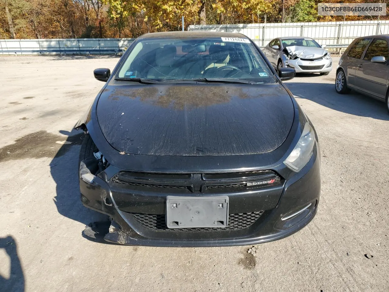 2014 Dodge Dart Sxt VIN: 1C3CDFBB6ED669428 Lot: 77124824