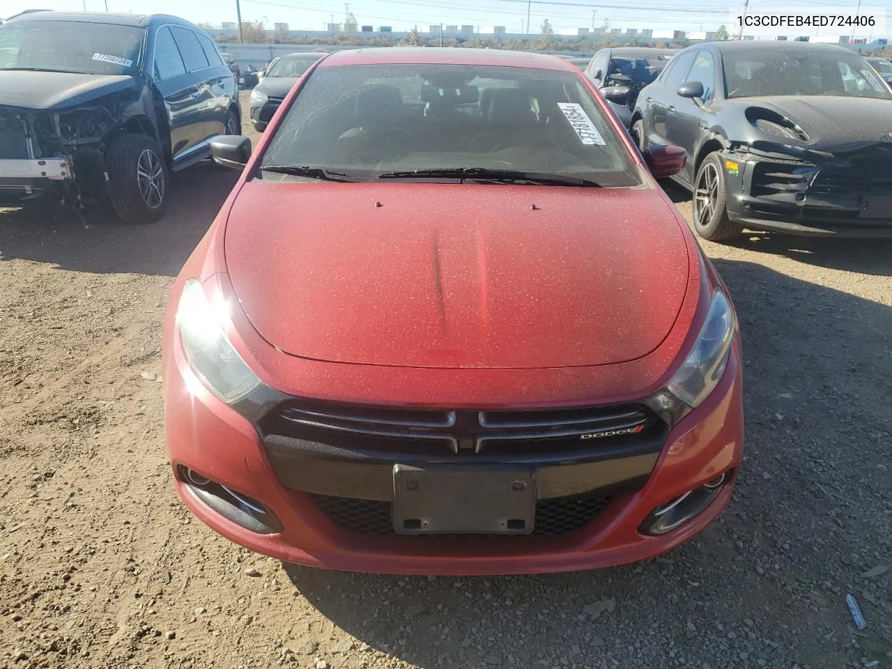 1C3CDFEB4ED724406 2014 Dodge Dart Gt