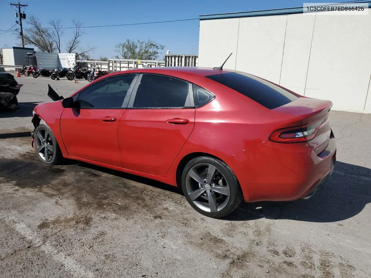 2014 Dodge Dart Gt VIN: 1C3CDFEB7ED866426 Lot: 78717224