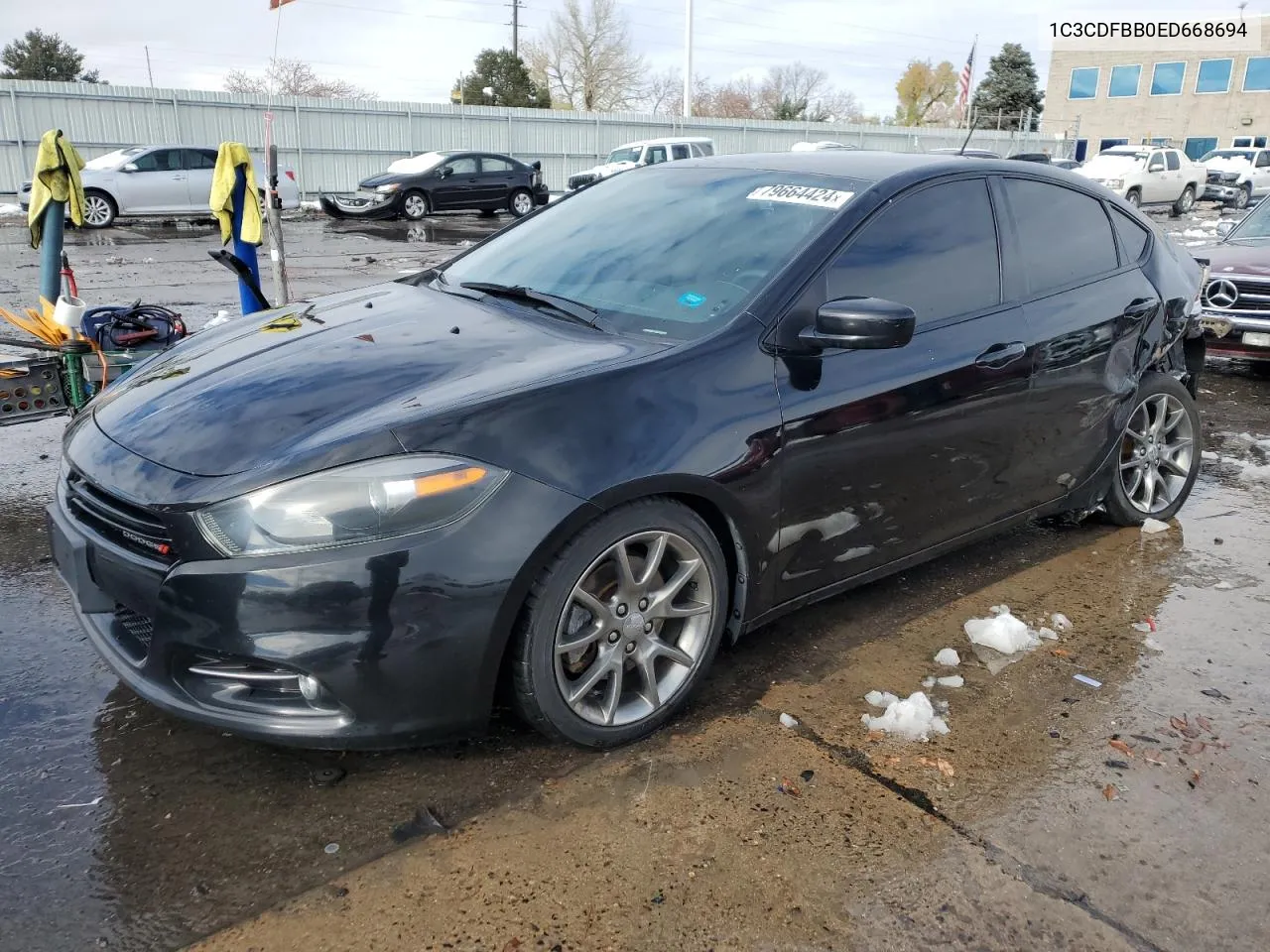 2014 Dodge Dart Sxt VIN: 1C3CDFBB0ED668694 Lot: 79664424