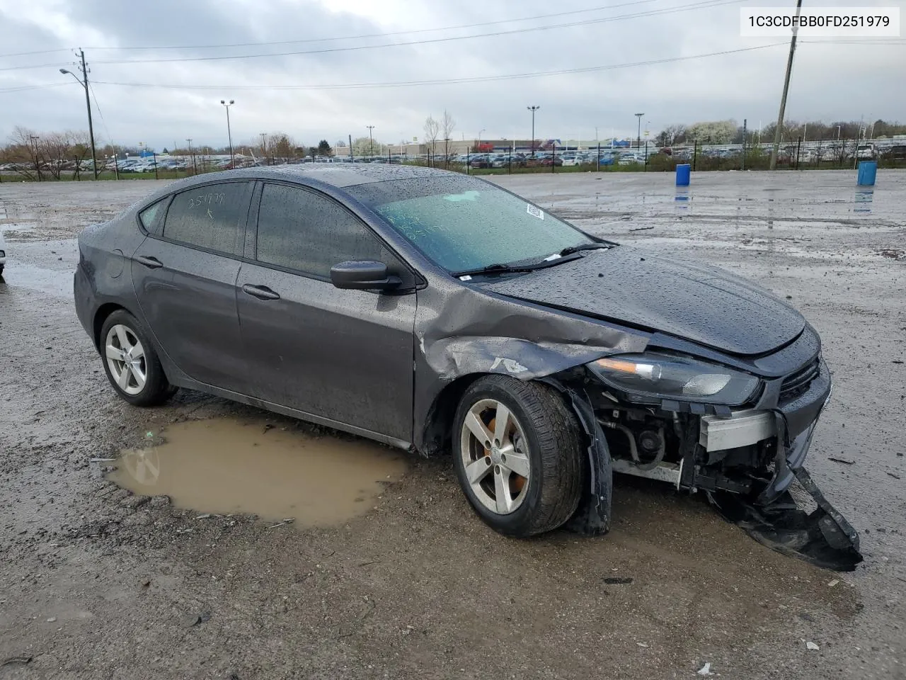 2015 Dodge Dart Sxt VIN: 1C3CDFBB0FD251979 Lot: 49595034