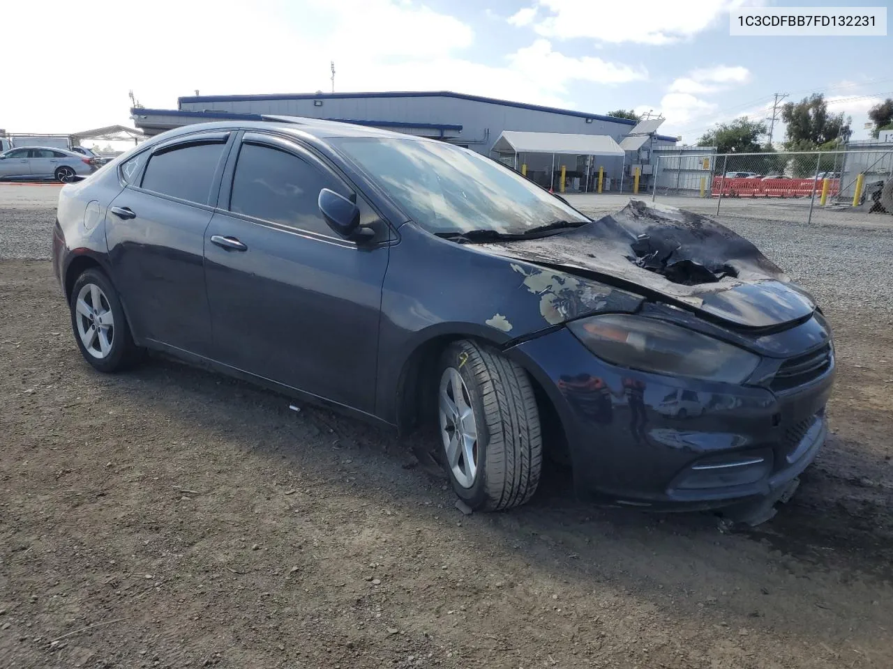 2015 Dodge Dart Sxt VIN: 1C3CDFBB7FD132231 Lot: 51062654