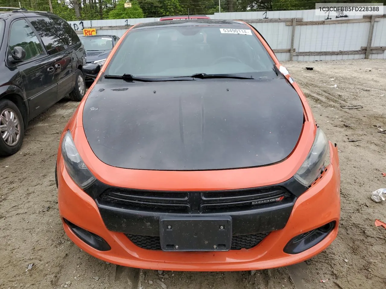 1C3CDFBB5FD228388 2015 Dodge Dart Sxt