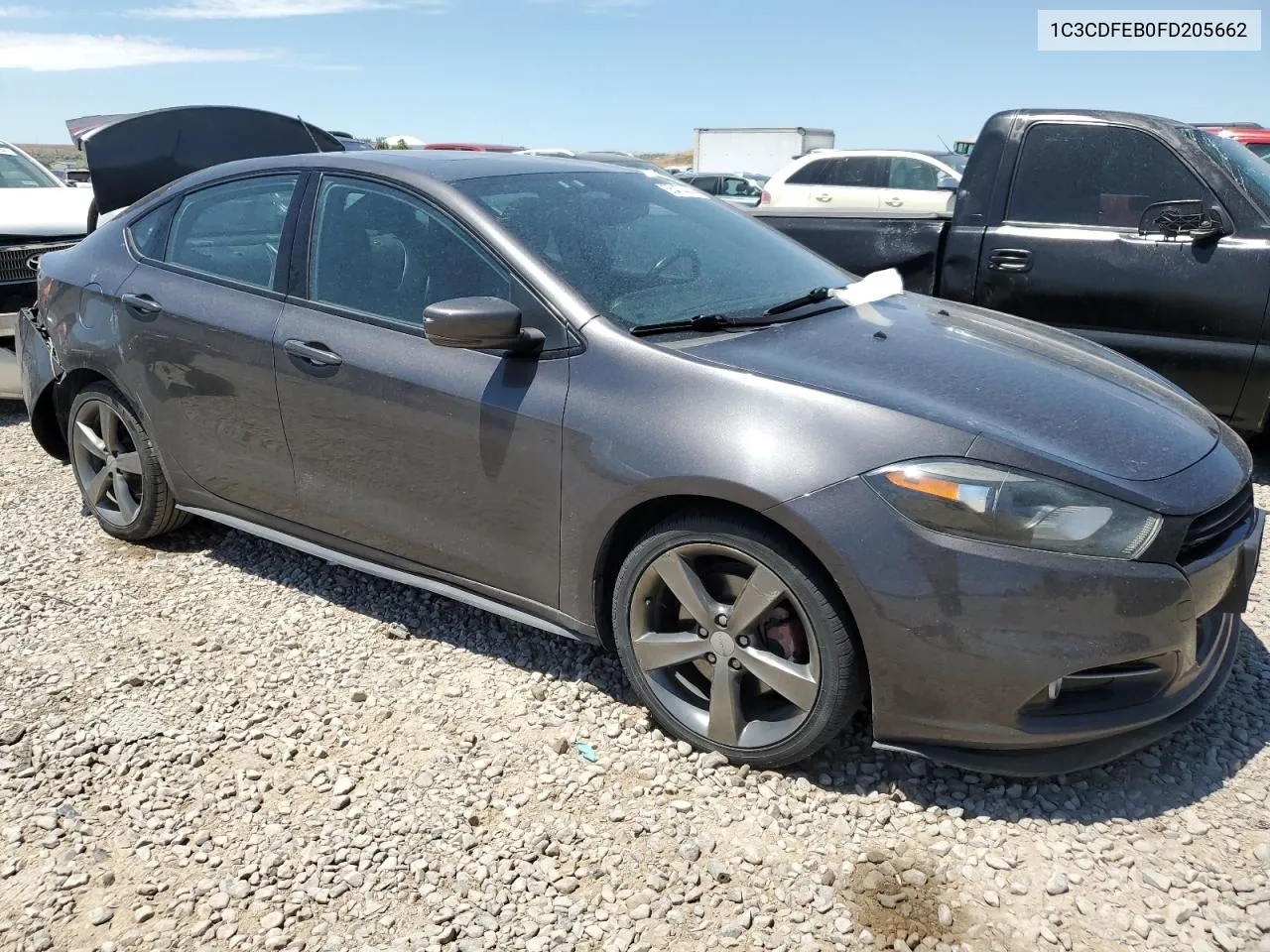 2015 Dodge Dart Gt VIN: 1C3CDFEB0FD205662 Lot: 55474444