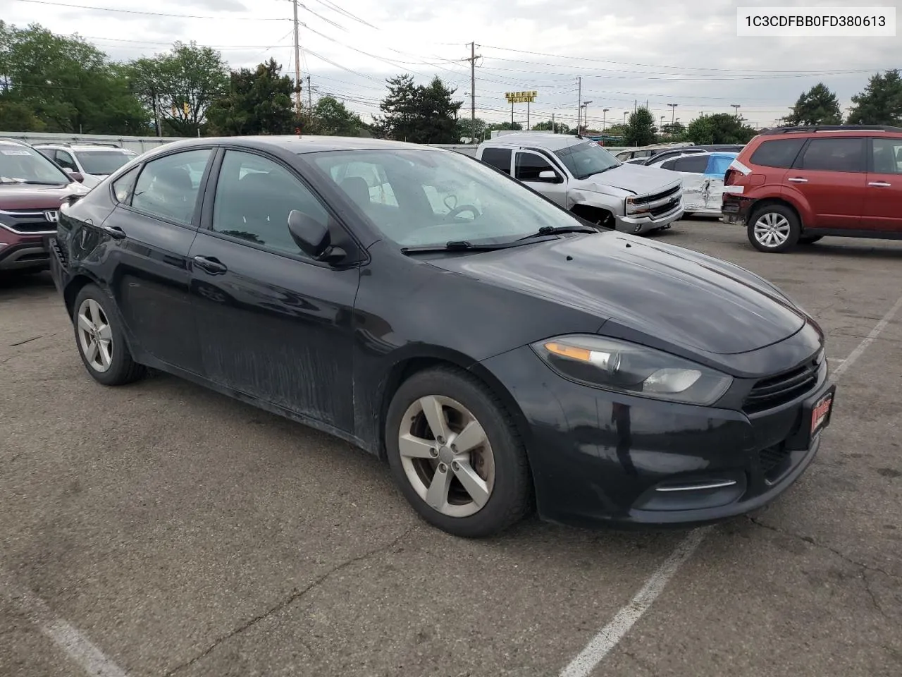 2015 Dodge Dart Sxt VIN: 1C3CDFBB0FD380613 Lot: 55549593