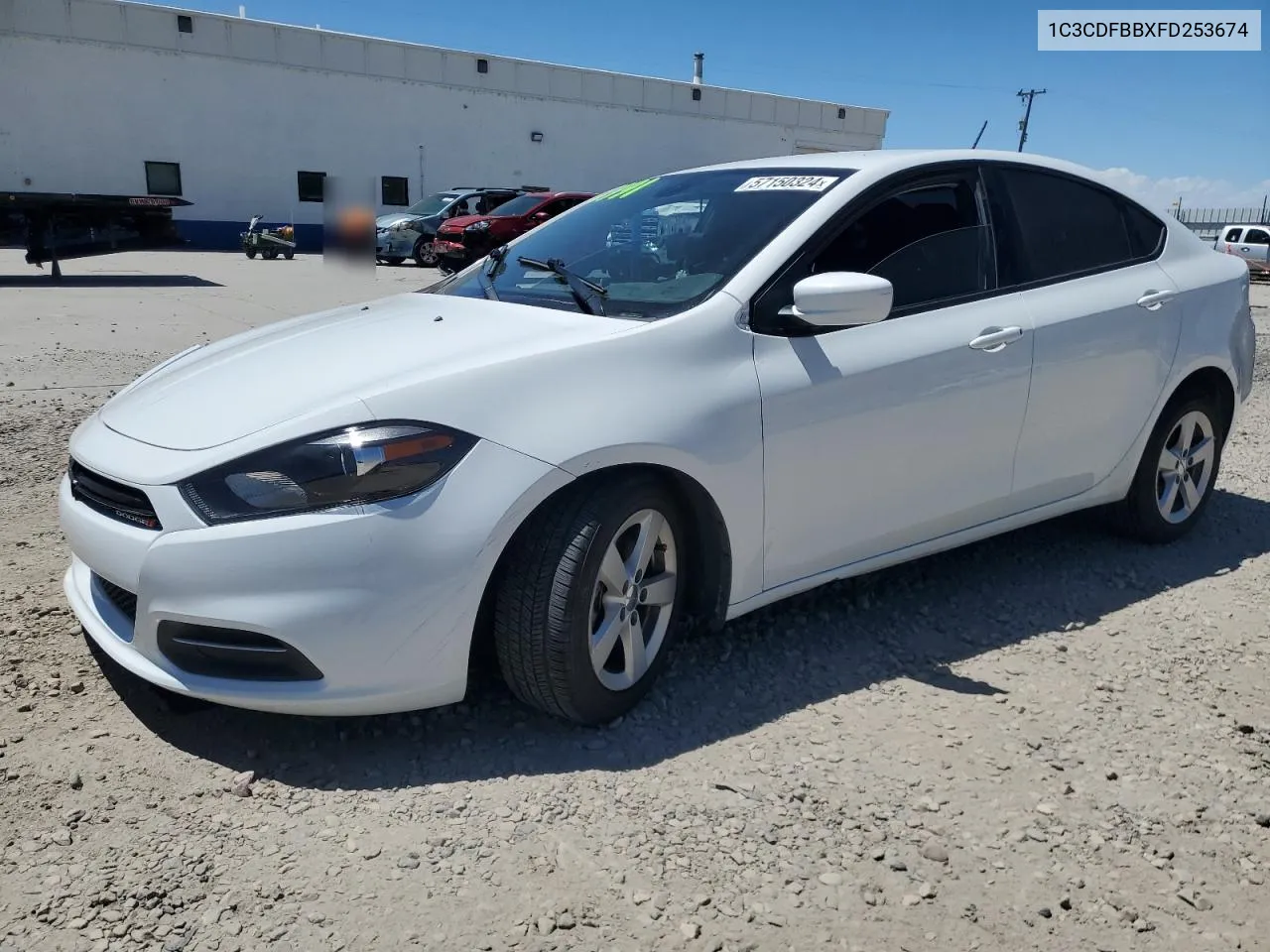 2015 Dodge Dart Sxt VIN: 1C3CDFBBXFD253674 Lot: 57150324