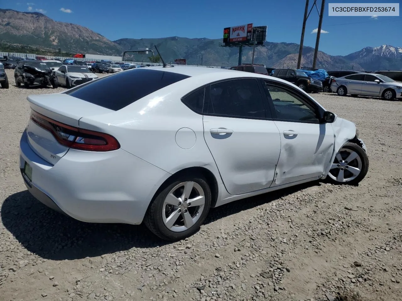 2015 Dodge Dart Sxt VIN: 1C3CDFBBXFD253674 Lot: 57150324