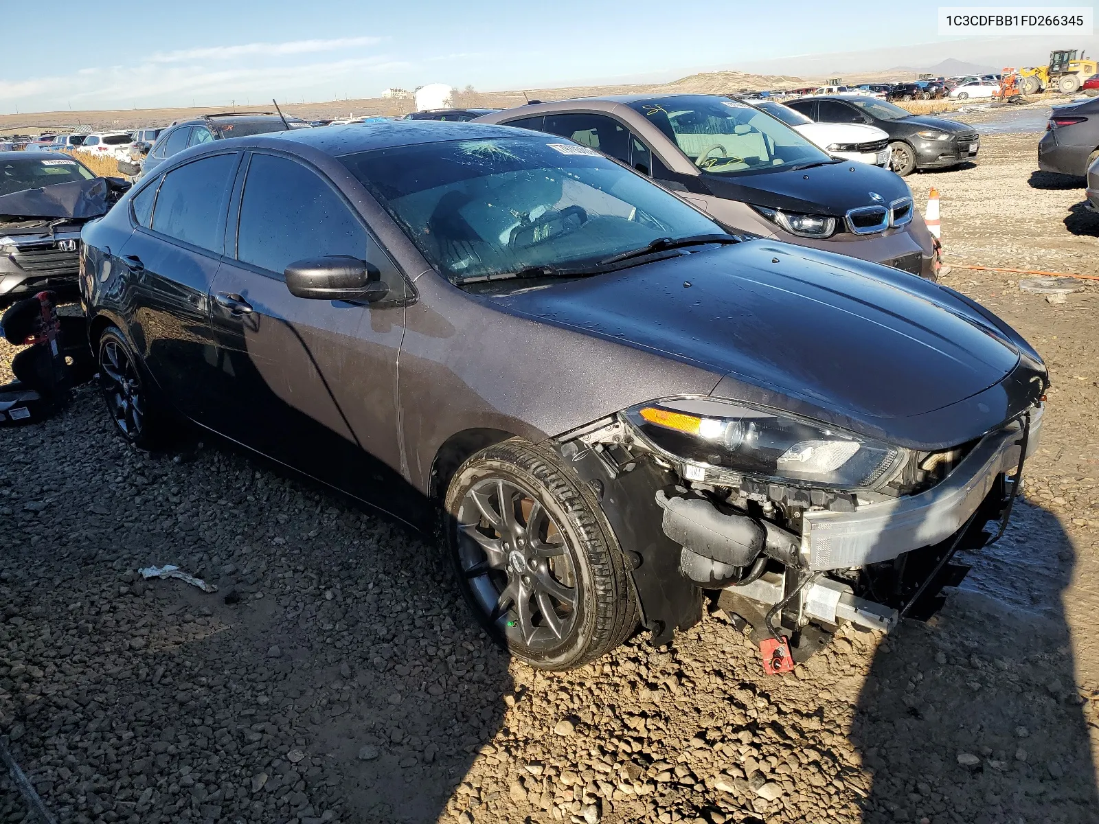 2015 Dodge Dart Sxt VIN: 1C3CDFBB1FD266345 Lot: 60164294