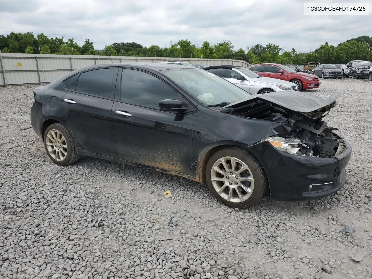 2015 Dodge Dart Limited VIN: 1C3CDFCB4FD174726 Lot: 61413844