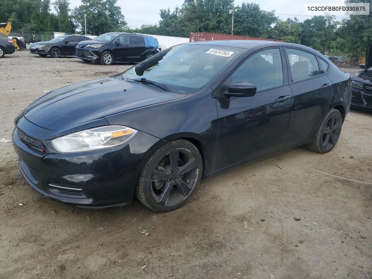 2015 Dodge Dart Sxt VIN: 1C3CDFBB0FD330875 Lot: 61624764