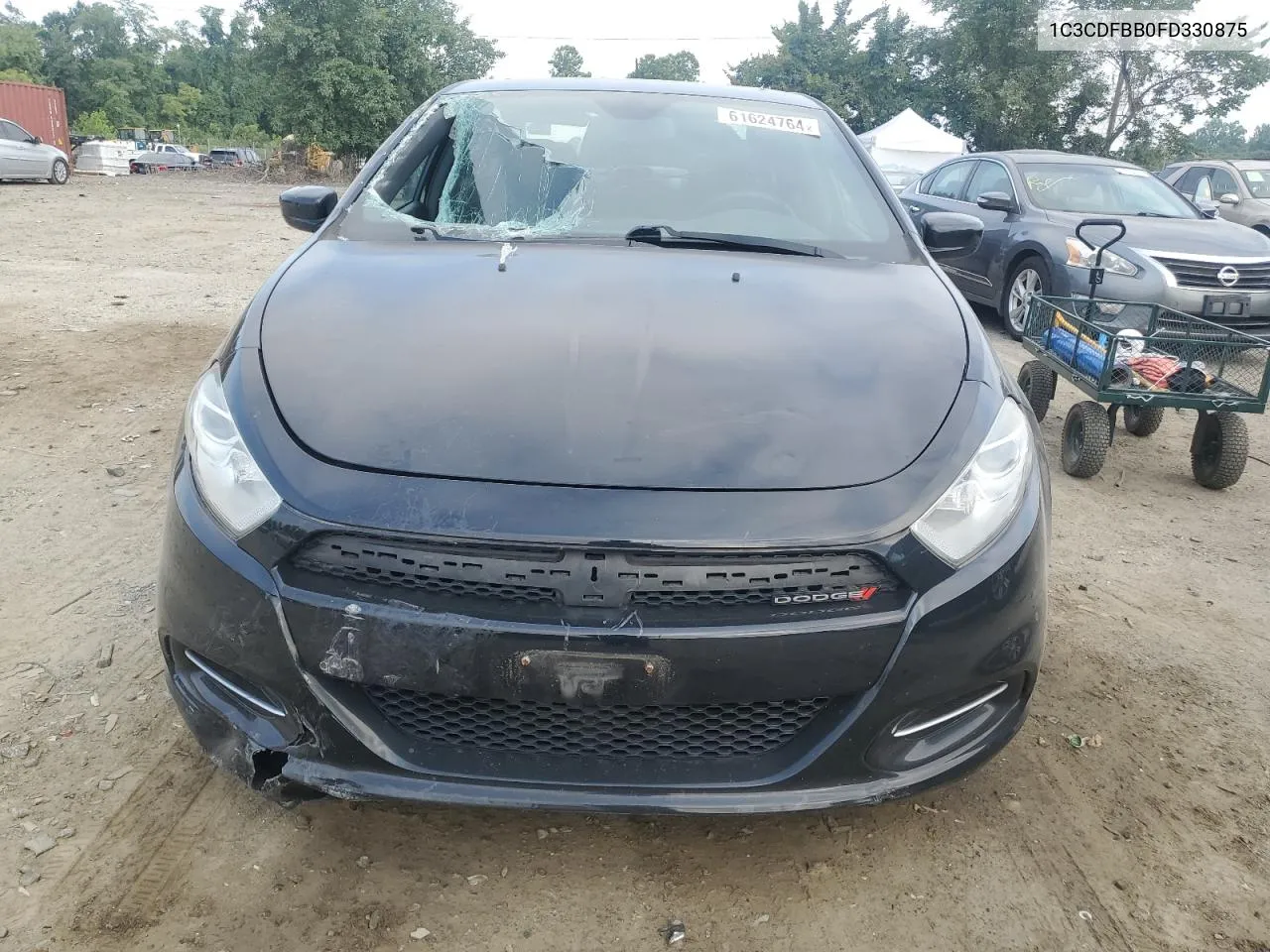 2015 Dodge Dart Sxt VIN: 1C3CDFBB0FD330875 Lot: 61624764