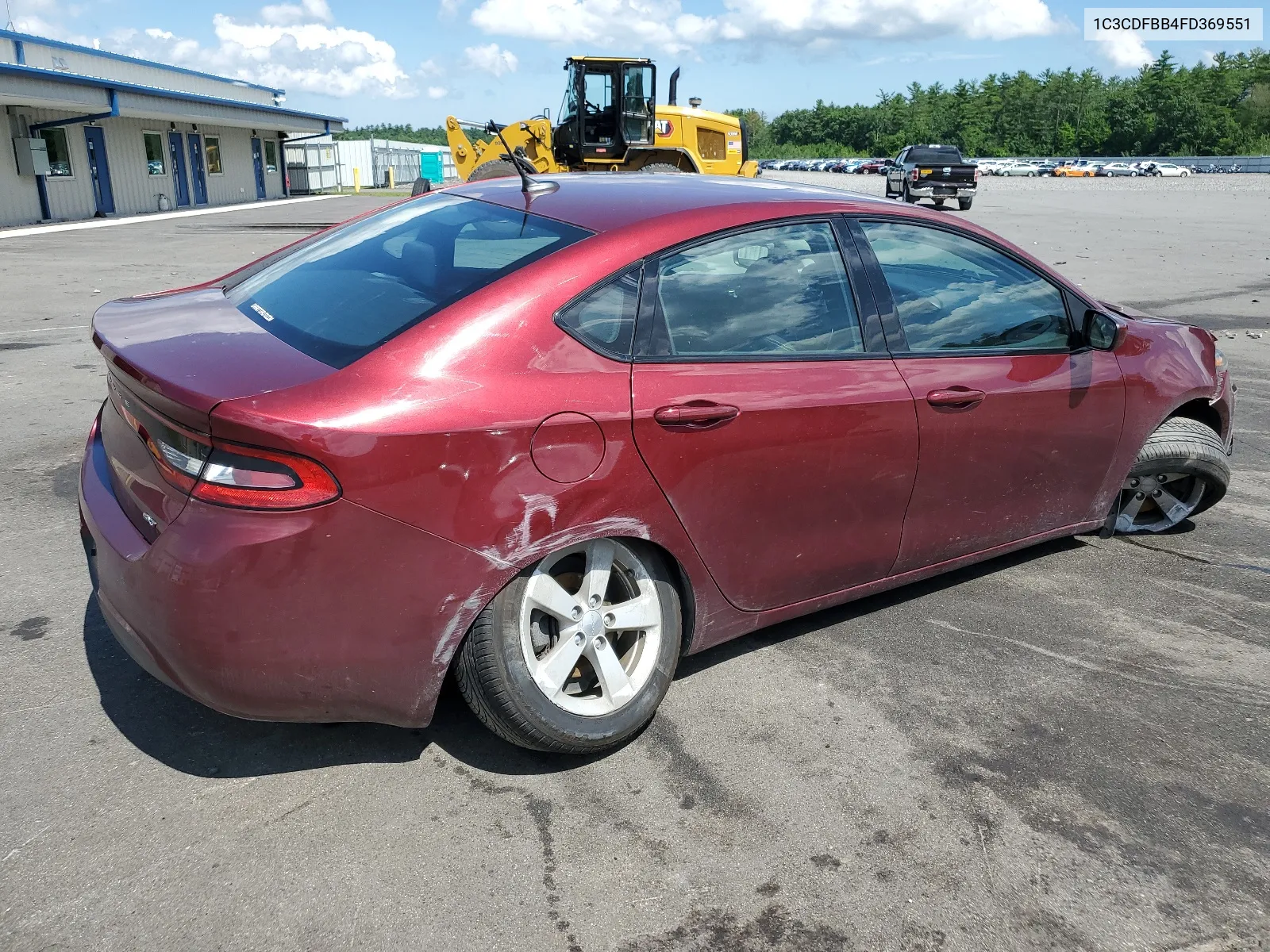 2015 Dodge Dart Sxt VIN: 1C3CDFBB4FD369551 Lot: 62461454