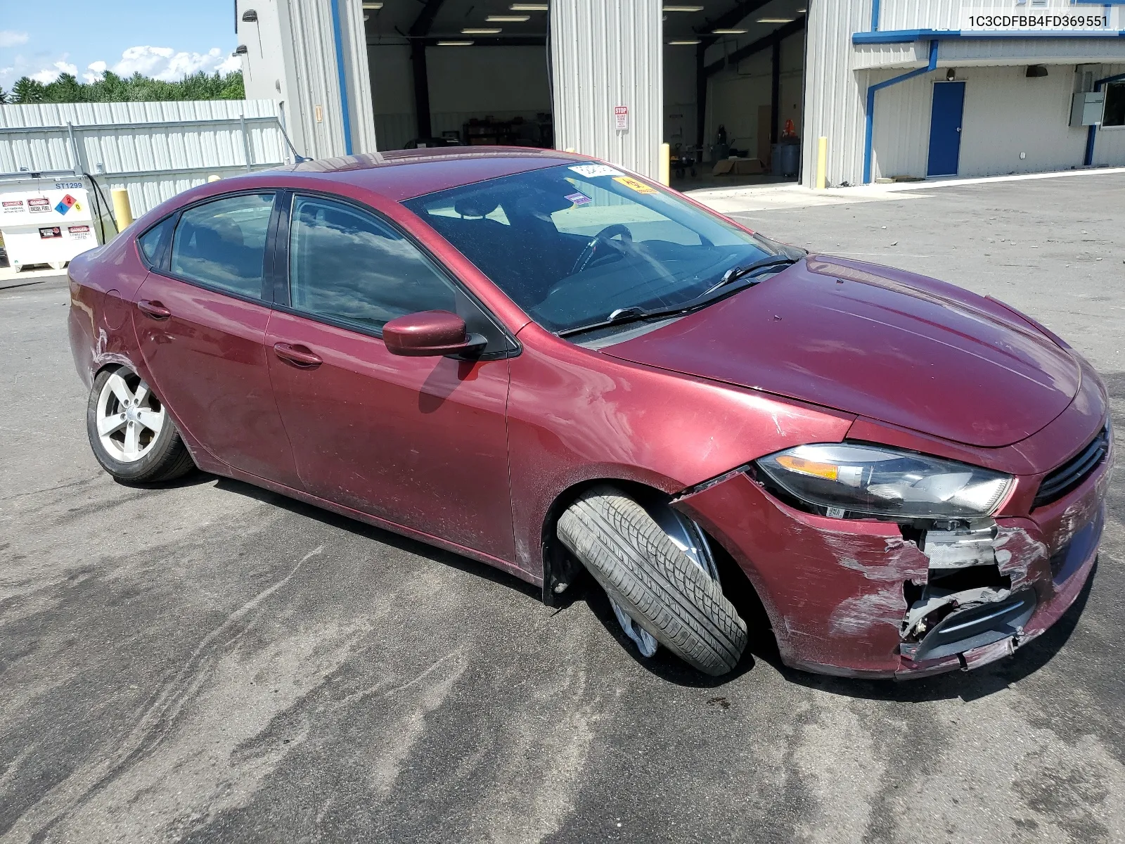 2015 Dodge Dart Sxt VIN: 1C3CDFBB4FD369551 Lot: 62461454