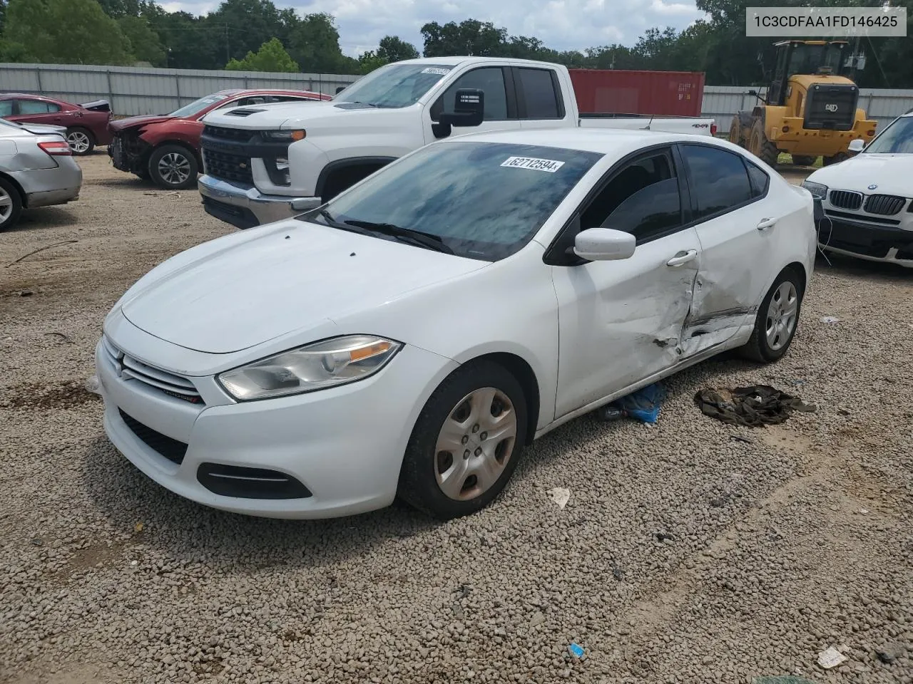 2015 Dodge Dart Se VIN: 1C3CDFAA1FD146425 Lot: 62712594