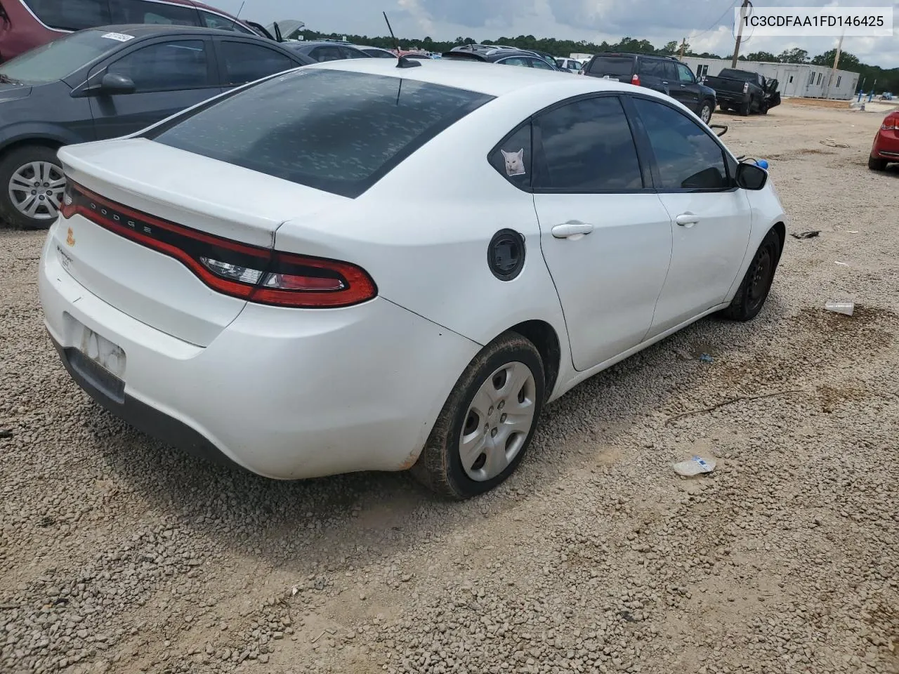 2015 Dodge Dart Se VIN: 1C3CDFAA1FD146425 Lot: 62712594