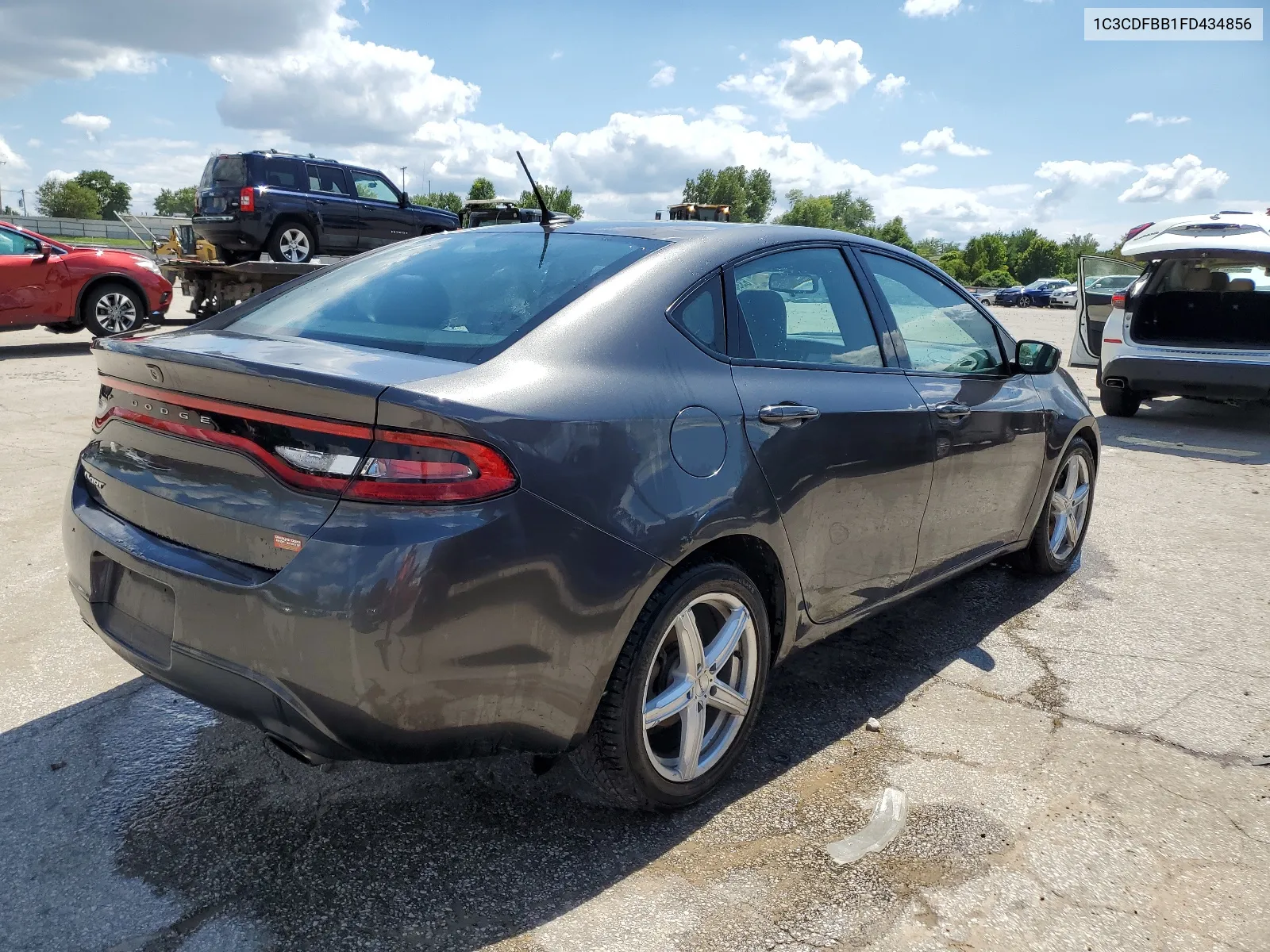 2015 Dodge Dart Sxt VIN: 1C3CDFBB1FD434856 Lot: 63335284