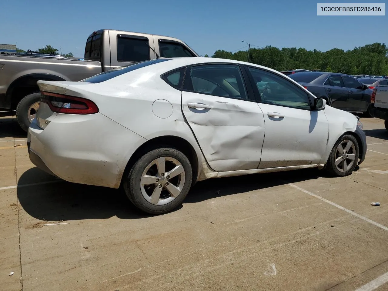 2015 Dodge Dart Sxt VIN: 1C3CDFBB5FD286436 Lot: 63655934