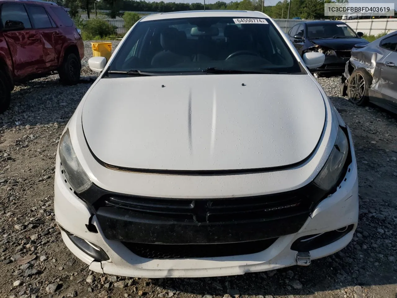 2015 Dodge Dart Sxt VIN: 1C3CDFBB8FD403619 Lot: 64550774