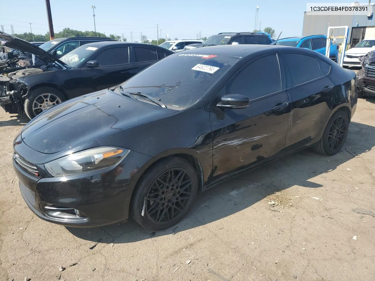 2015 Dodge Dart Gt VIN: 1C3CDFEB4FD378391 Lot: 64622794