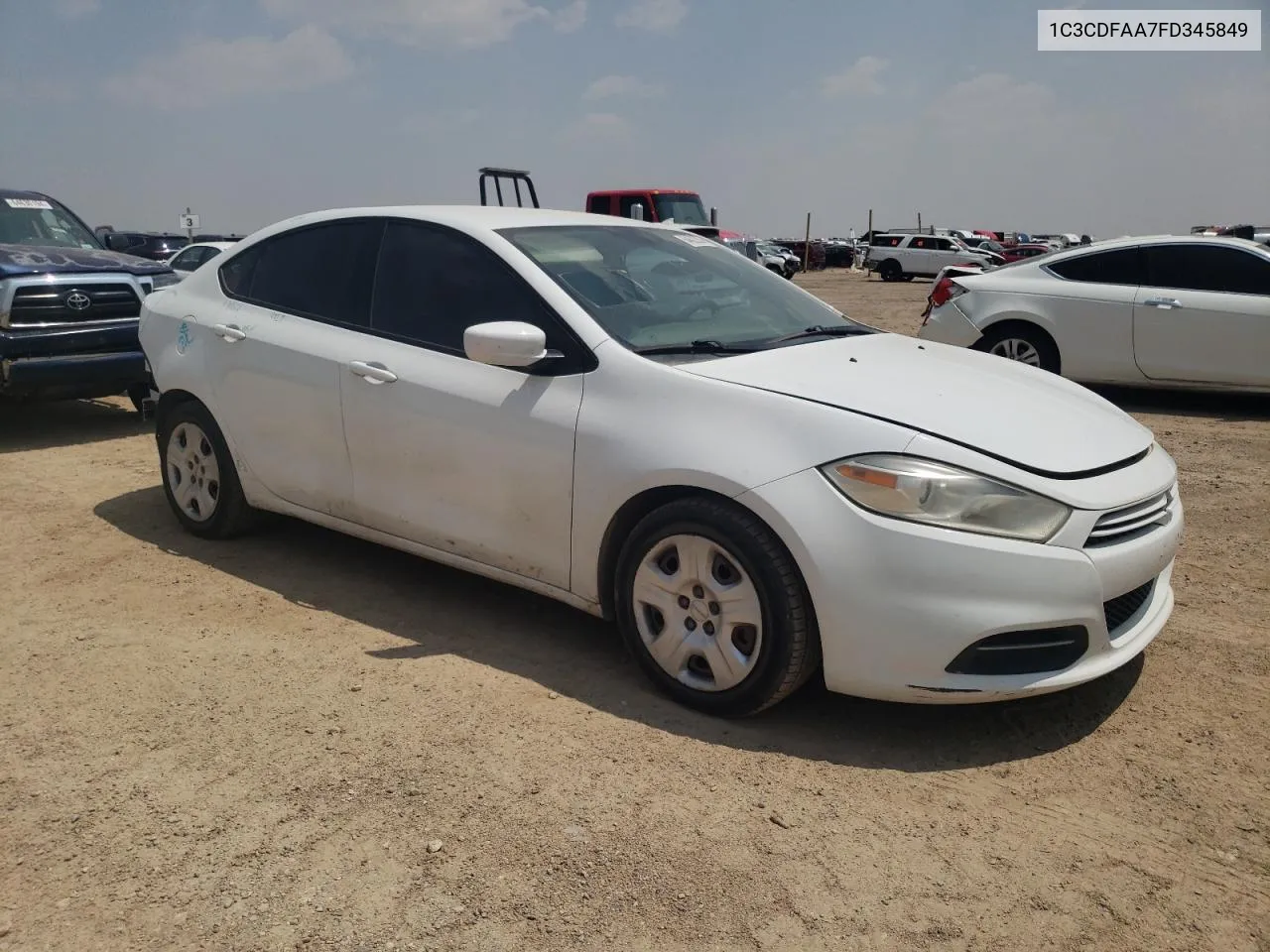 1C3CDFAA7FD345849 2015 Dodge Dart Se