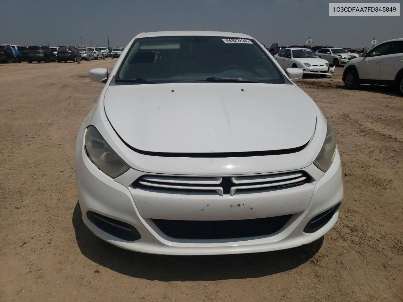 2015 Dodge Dart Se VIN: 1C3CDFAA7FD345849 Lot: 64622804