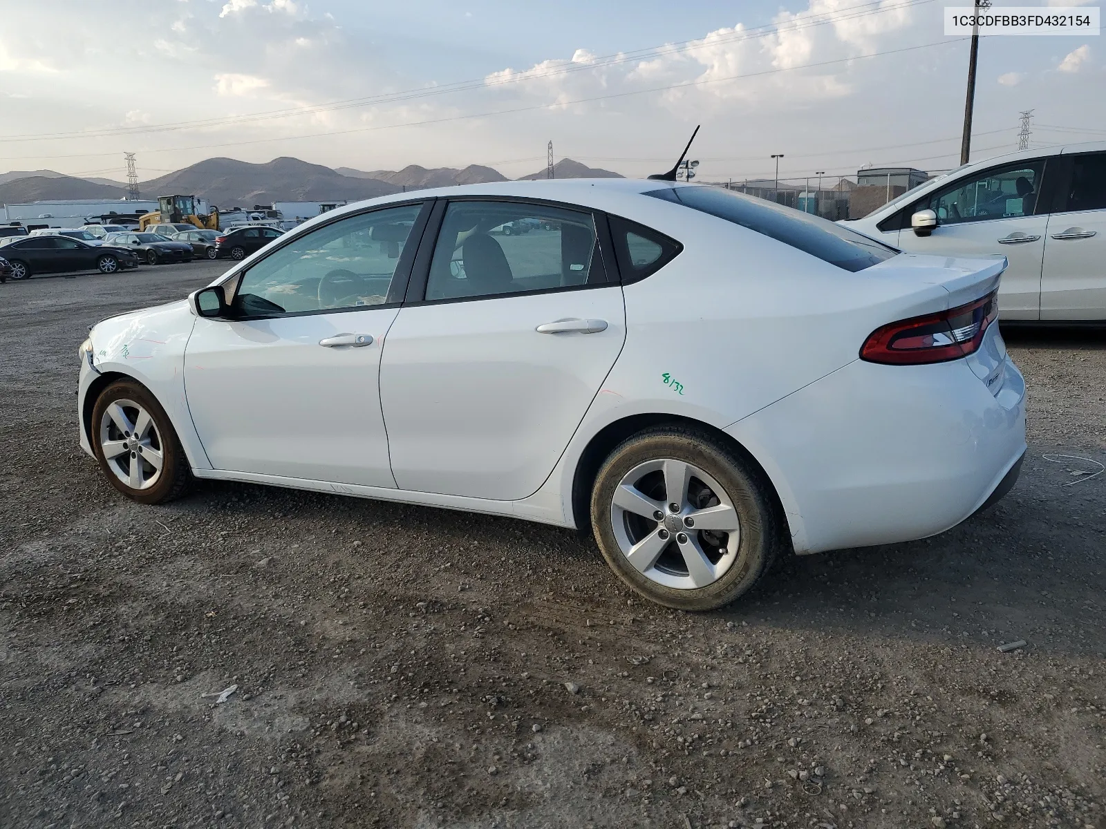 2015 Dodge Dart Sxt VIN: 1C3CDFBB3FD432154 Lot: 64872624