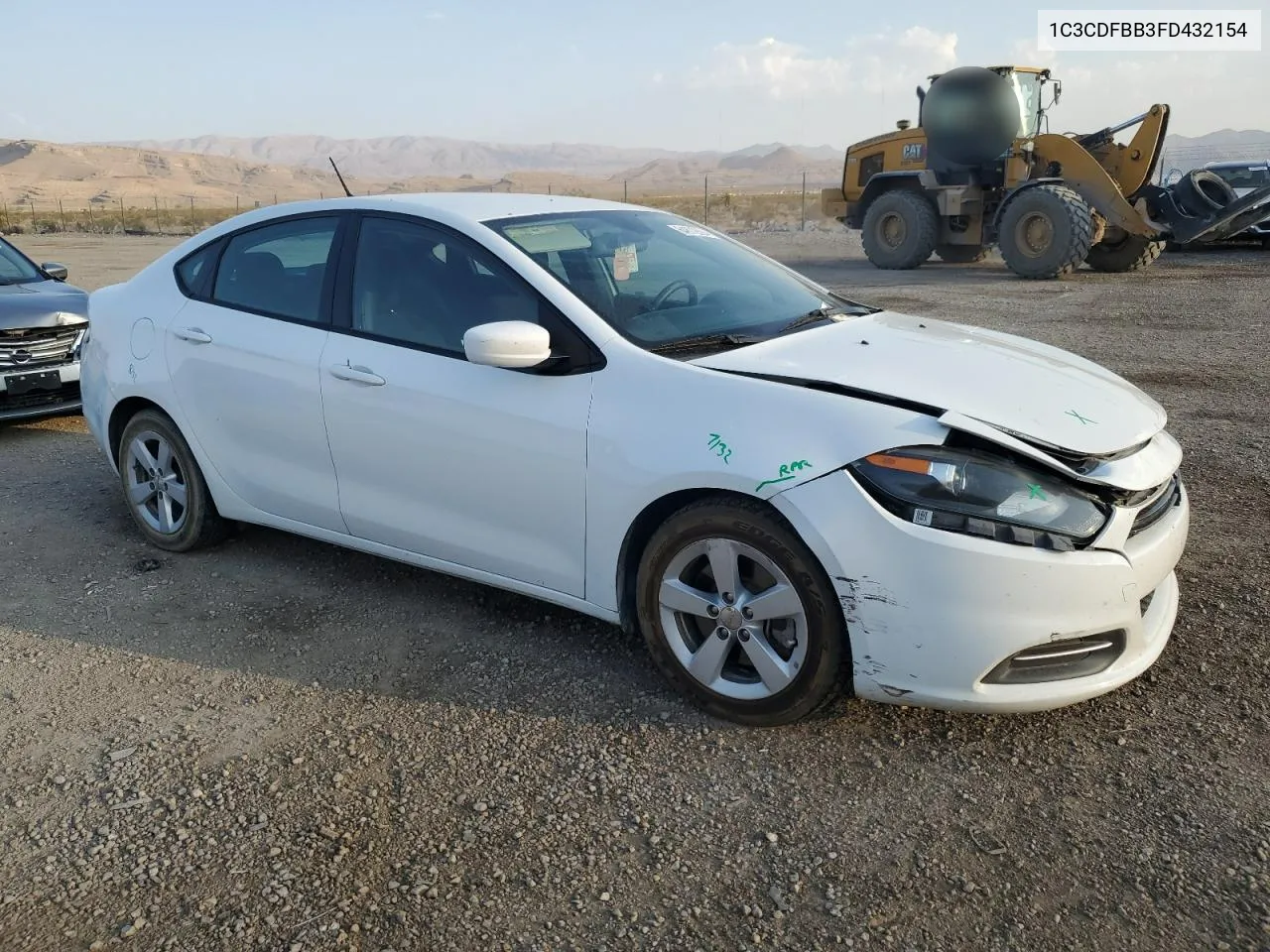 2015 Dodge Dart Sxt VIN: 1C3CDFBB3FD432154 Lot: 64872624