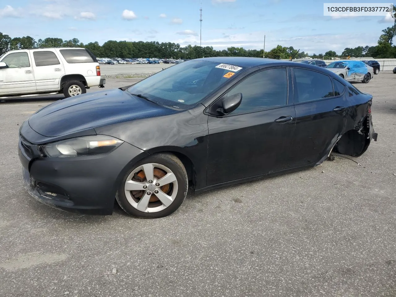 2015 Dodge Dart Sxt VIN: 1C3CDFBB3FD337772 Lot: 66627864