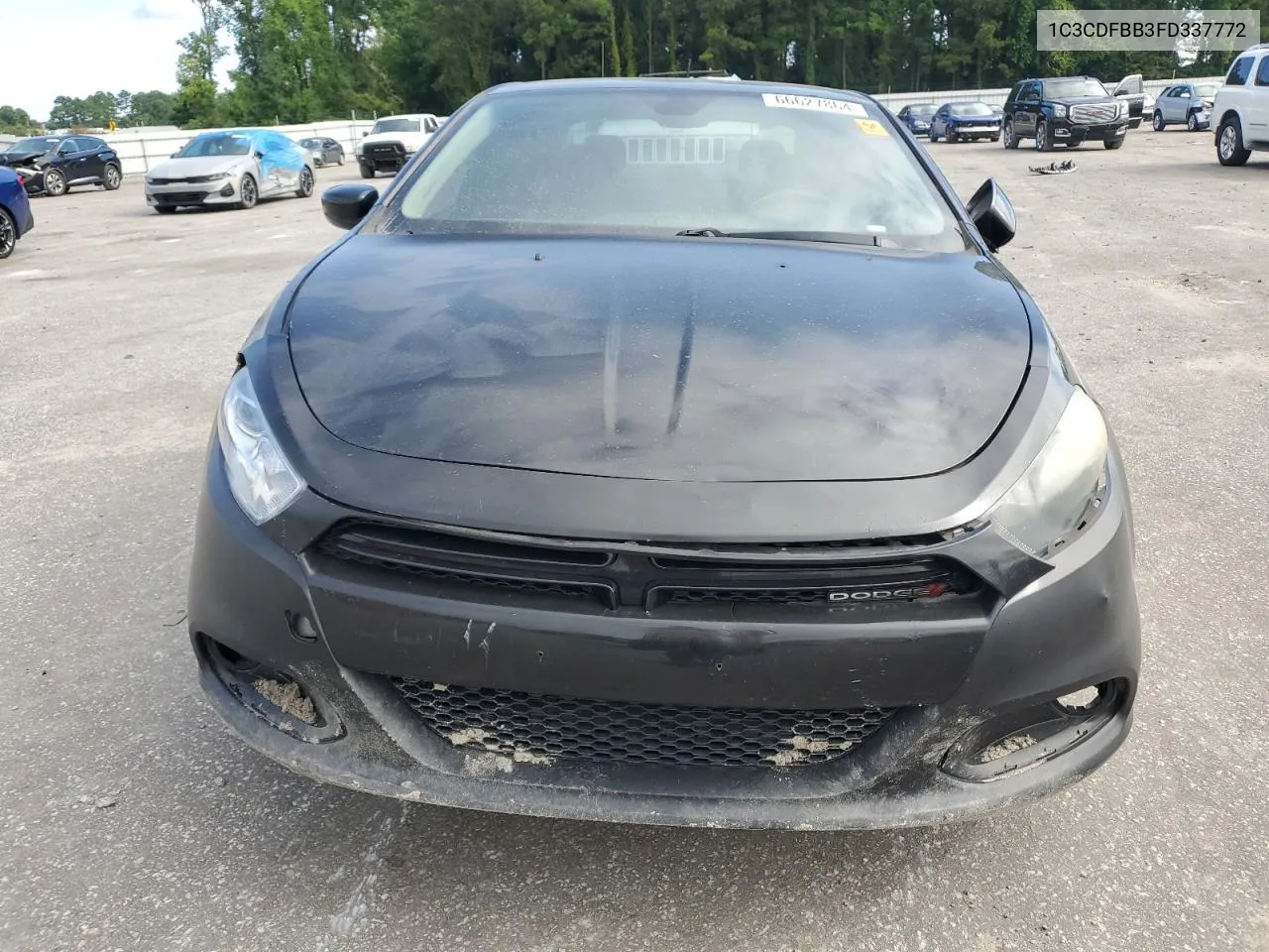 2015 Dodge Dart Sxt VIN: 1C3CDFBB3FD337772 Lot: 66627864