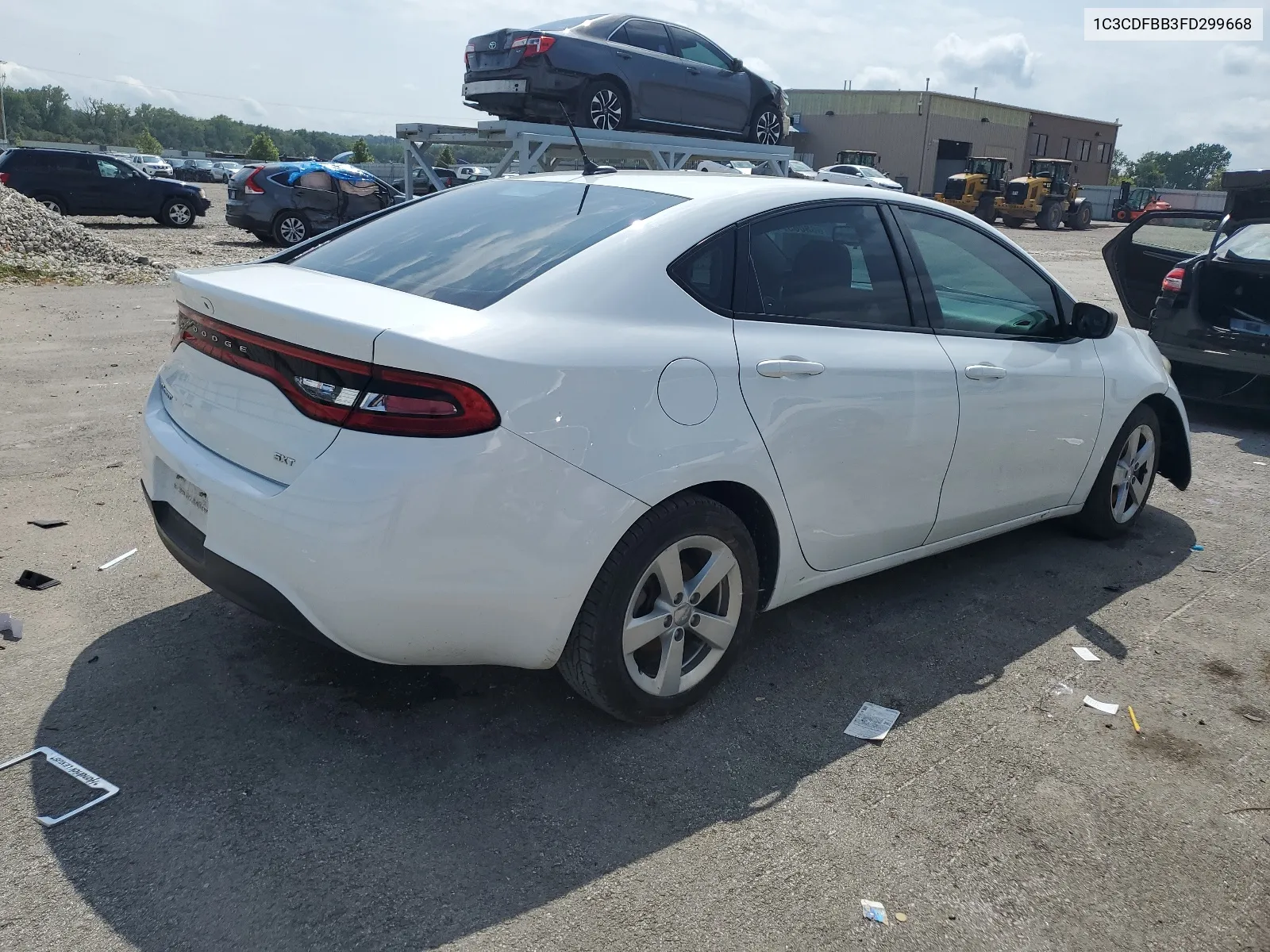 2015 Dodge Dart Sxt VIN: 1C3CDFBB3FD299668 Lot: 66806574