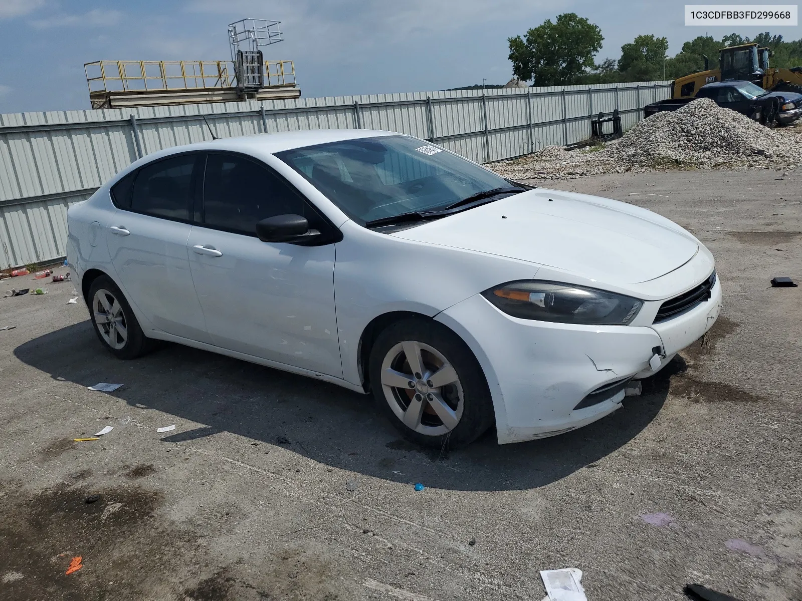 2015 Dodge Dart Sxt VIN: 1C3CDFBB3FD299668 Lot: 66806574