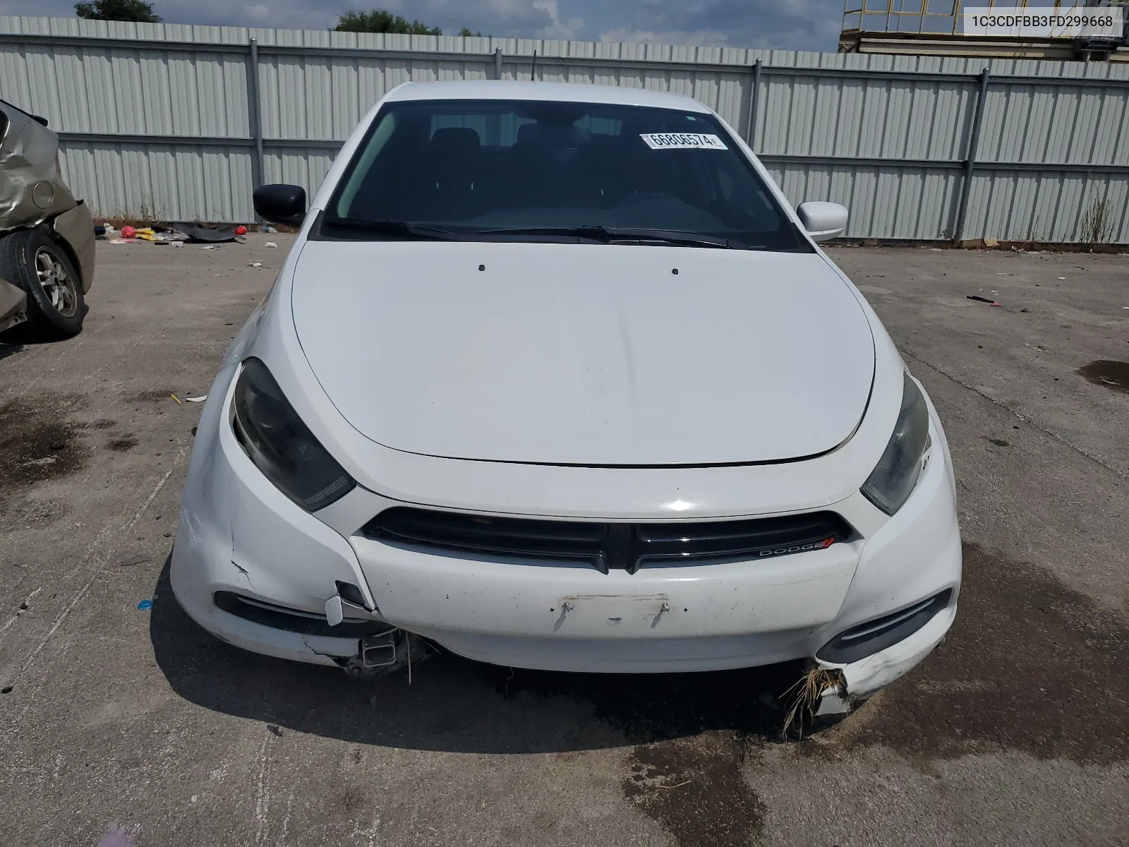 2015 Dodge Dart Sxt VIN: 1C3CDFBB3FD299668 Lot: 66806574