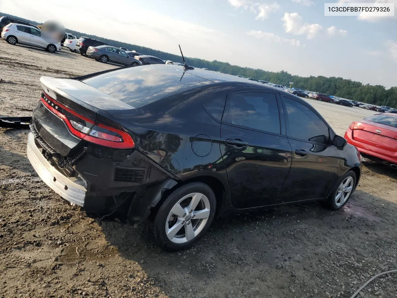 2015 Dodge Dart Sxt VIN: 1C3CDFBB7FD279326 Lot: 66920264