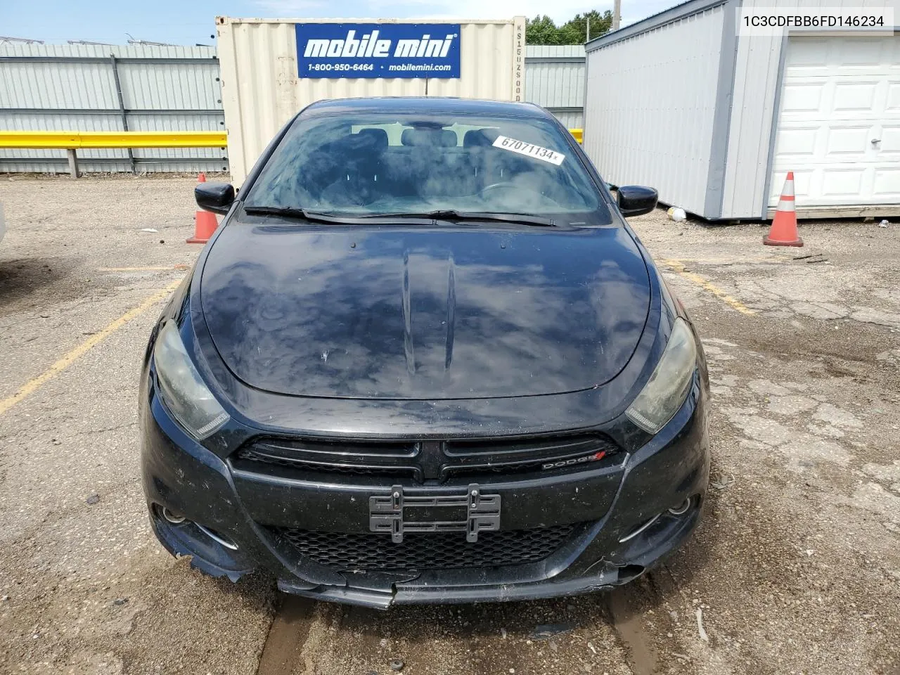 2015 Dodge Dart Sxt VIN: 1C3CDFBB6FD146234 Lot: 67071134