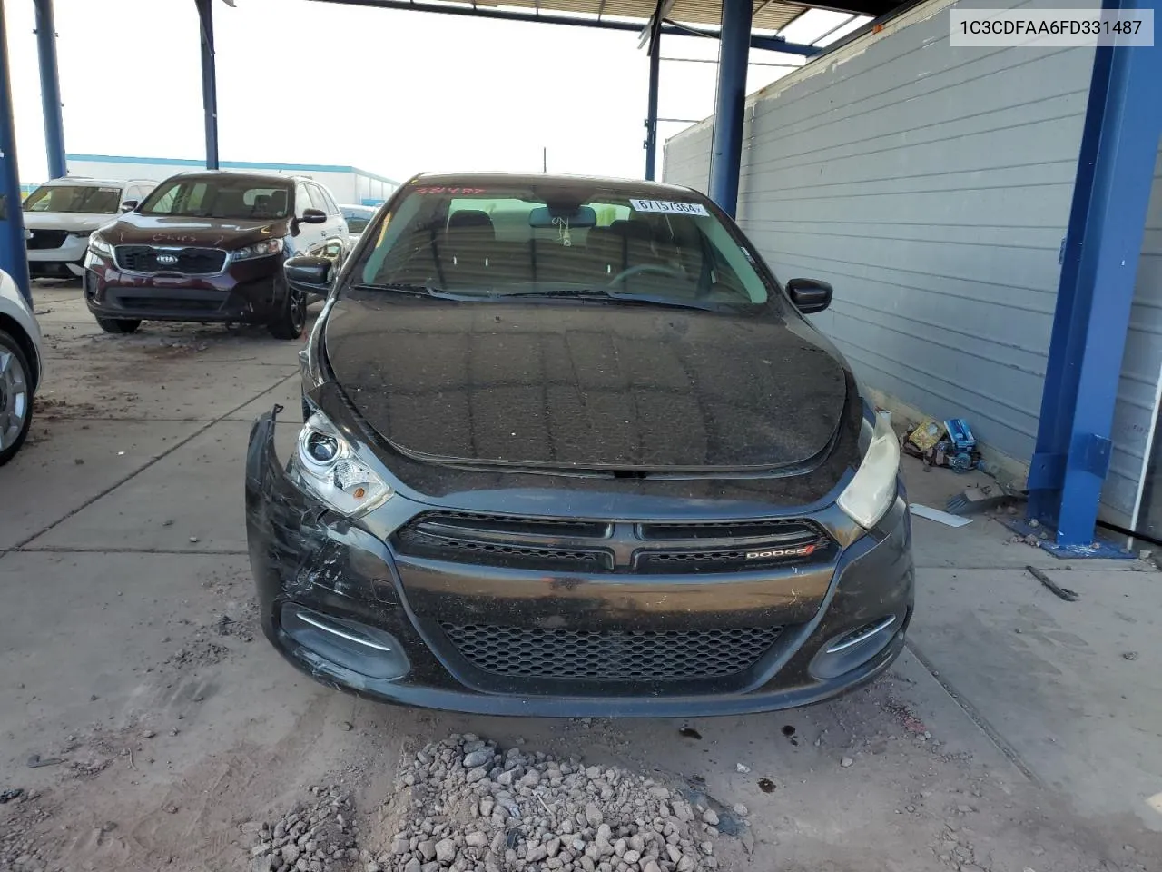 1C3CDFAA6FD331487 2015 Dodge Dart Se